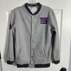 Outerstuff NFL team apparel, youth XL (14-16), NY Giants, snap front